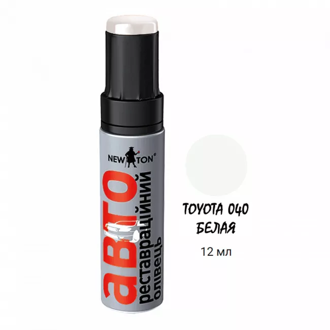 Карандаш реставрационный NEW TON TOYOTA 040 белый 12 мл (941604) Карандаш реставрационный NEW TON TOYOTA 040 белый 12 мл (941604)