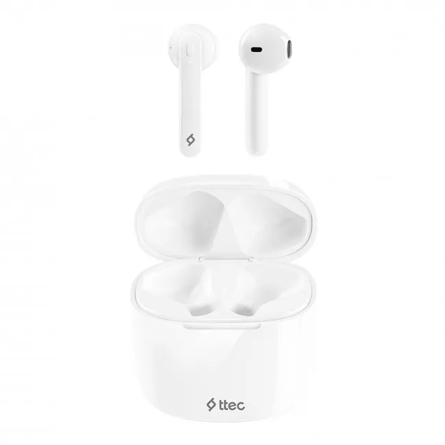 Навушники Ttec AirBeat LiteTrue Wireless Headsets White (2KM129B)