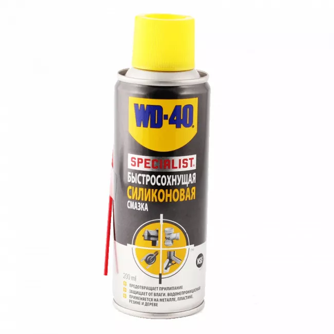 Быстросохнущая силиконовая смазка 200 мл WD-40 SPECIALIST (124W700126)