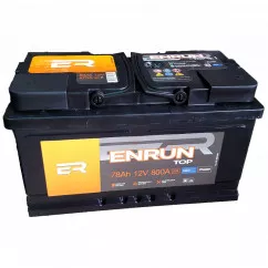 Аккумулятор Enrun TOP 6CT-78 Аh 800A (-\+) (ENR-678)