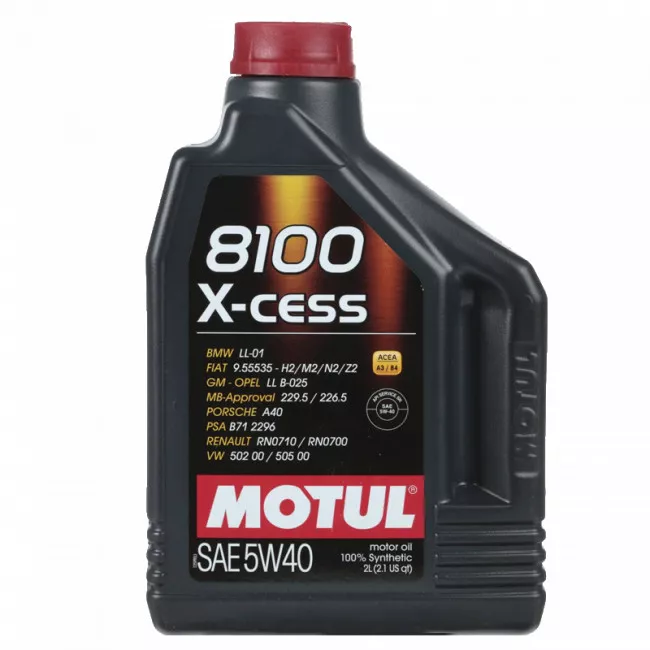 Масло моторное MOTUL 8100 X-CESS SAE 5W-40 2л (368202)