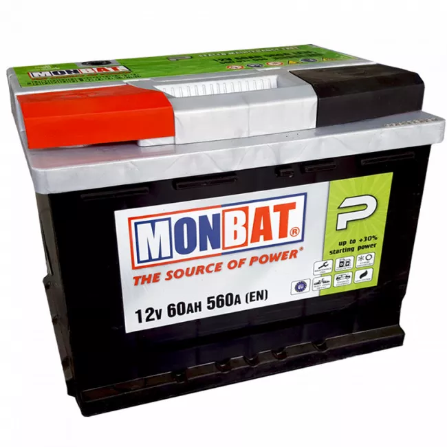 Автомобильный аккумулятор Monbat 6CT-60Ah SMF Аз