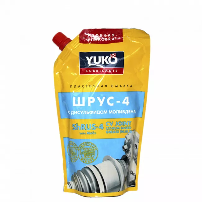 Мастило YUKOIL ШРУС-4 NLGI 2, ЕР 2  (дiй-пак зi штуцером, 375г)