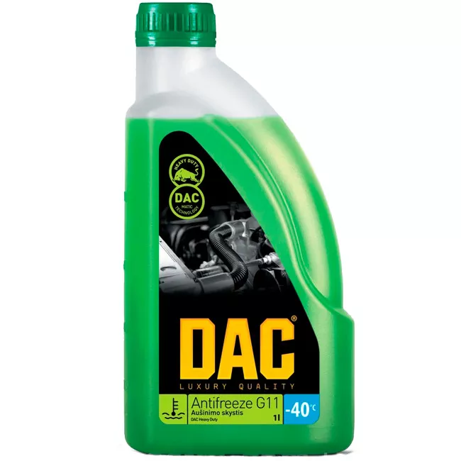 Антифриз DAC G11 зеленый 1л (292139)