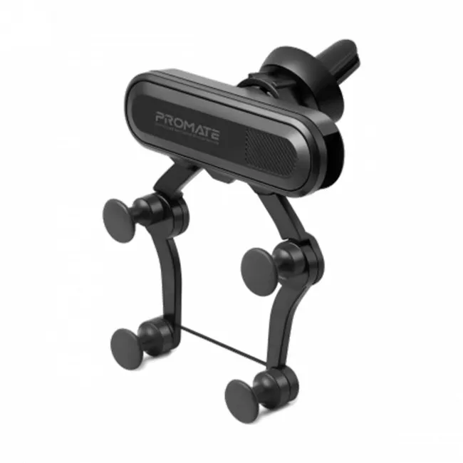Держатель Promate автомобильный для мобильных устройств Clutch Black