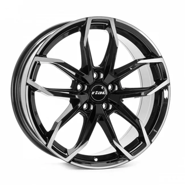 Диск Rial Lucca R17 W7,5 PCD5x108 ET52,5 DIA63,4 (diamond-black front polished)