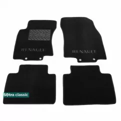 Двухслойные коврики Sotra Classic 7mm Black для Renault Koleos (mkII) 2017-> (ST 90077-GD-Black)