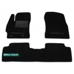 Двошарові килимки Sotra Classic 7mm Black для Toyota Corolla (E140) 2007-2013