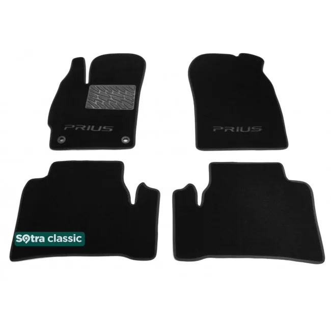Двухслойные коврики Sotra Classic 7mm Black для Toyota Prius (mkIII) 2012-2015 Двухслойные коврики Sotra Classic 7mm Black для Toyota Prius (mkIII) 2012-2015