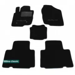 Двухслойные коврики Sotra Classic 7mm Black для Toyota RAV4 (long)(XA30)(mkIII) 2005-2012