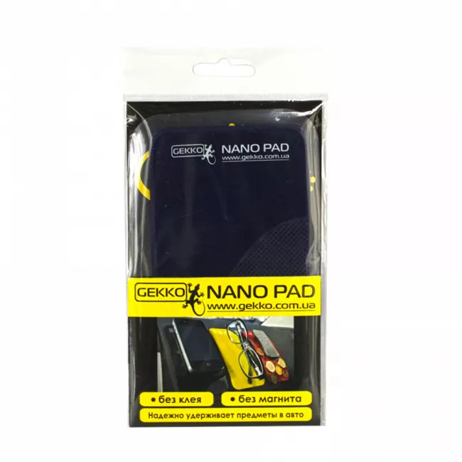 80012 Коврик GEKKO NANO PAD черный 80012 Коврик GEKKO NANO PAD черный
