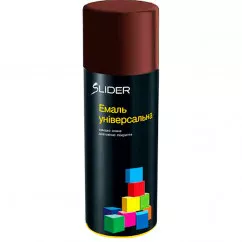Эмаль SLIDER color универсальная 3005 темно-вишневый, 400 мл (12 шт/уп) (000007998) (55047)