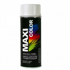 Эмаль MAXI COLOR аэрозольная декоративная белая матовая 400 мл (MX9010M)