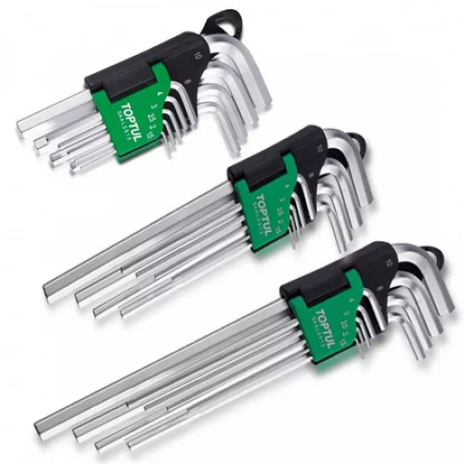 GAAL0914 Набор ключей Г-обр. TORX T10-T50 9ед. удлин.