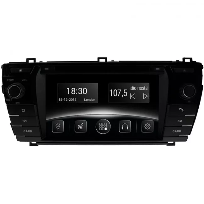 Gazer CM6007-E150 автомобільна Мультимедійна система для Toyota Corolla (E150) 2013-2016
