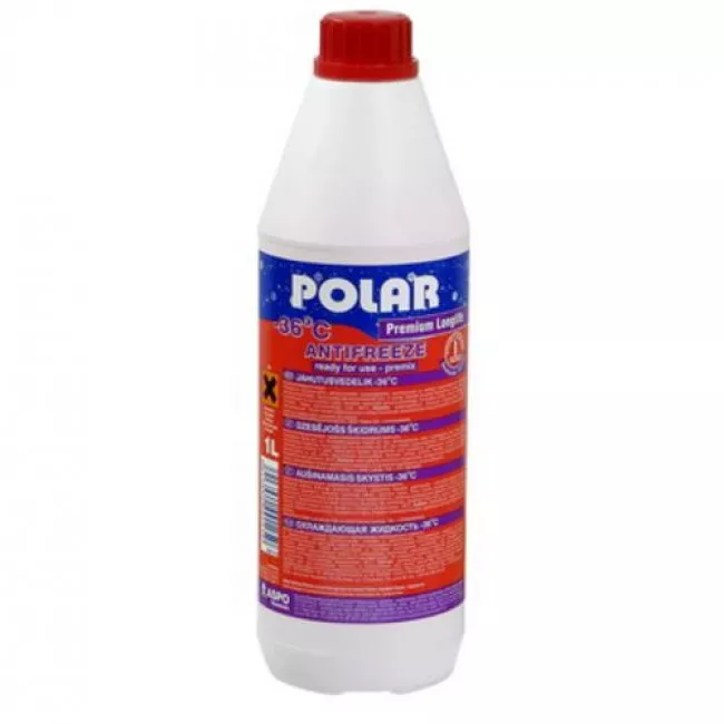 Антифриз Polar Premium Longlife G12+ -37°C красный 1л Антифриз Polar Premium Longlife G12+ -37°C красный 1л