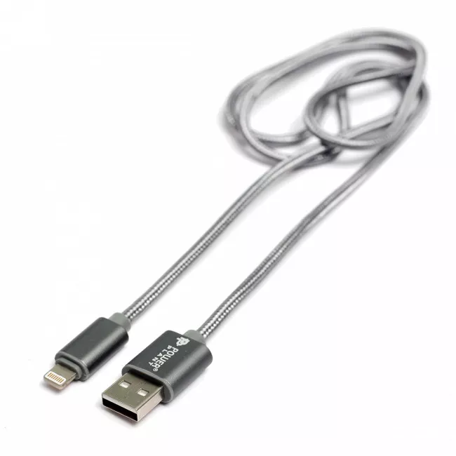 Кабель POWER PLANT PowerPlant Quick Charge USB 2.0 AM - Lightning 1м (KD00AS1288)
