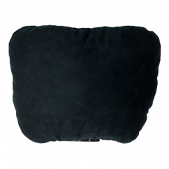 Подушка автомобильный подголовник КЕРДИС Premium, черный, ткань/велюр (830380)