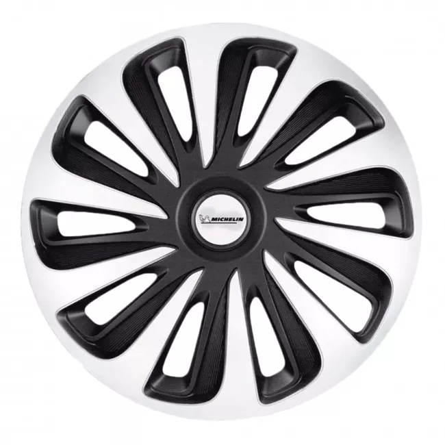 Колпак автомобильный Michelin Calibre Silver Black R14" 031104 (31104)