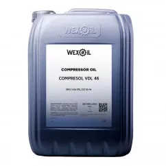 Масло компрессорное Wexoil Compresol VDL 46 20л