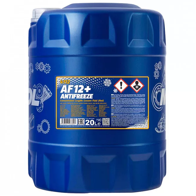 Антифриз Mannol Longlife AF12+ -40°C рожевий 20л (MN4112-20)
