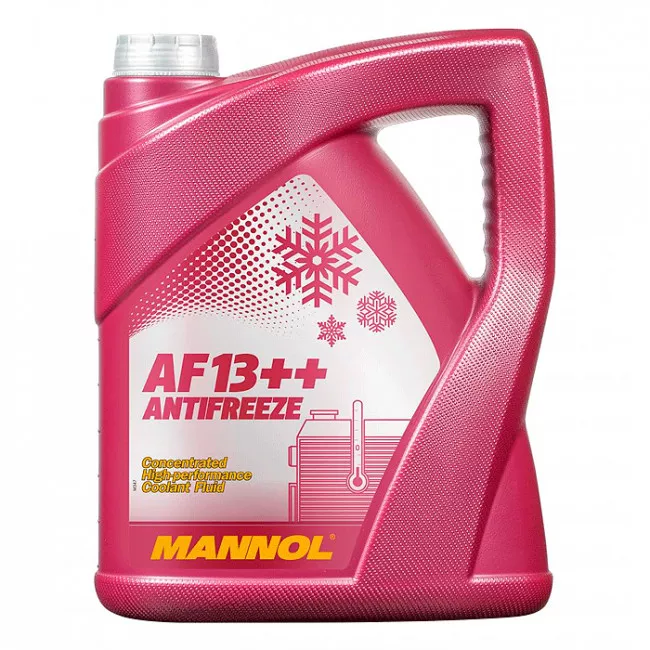 Антифриз Mannol AF13++ -38°C красный 5л (MN4115-5)