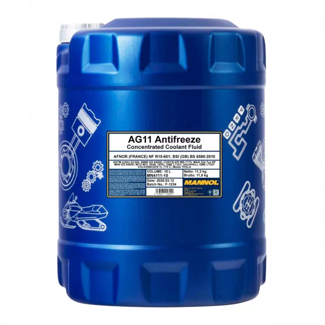 Антифриз Mannol Longterm AG11 -70°C синій 20л (MN4111-20)