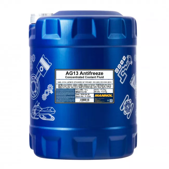 Антифриз Mannol Hightec AG13 -80 ° C зелений 10л (MN4113-10)