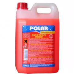 Антифриз Polar Premium Longlife G12+ -76°C красный 2,5л