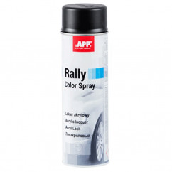 Краска аерозольная APP Rally Color Spray черный мат 600 мл (025403) (97664)
