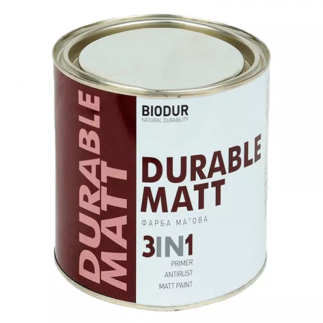 Краска матовая BIODUR 210 белая 0,7л (000011712)