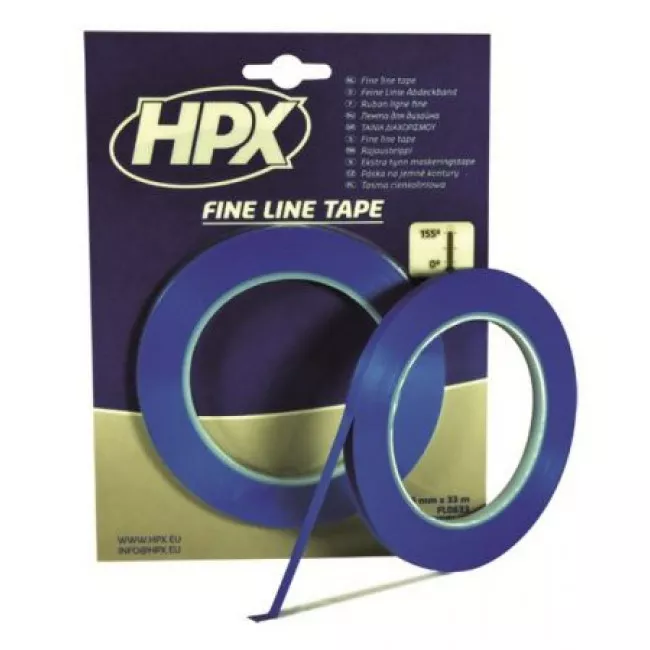 Лента для создания плавных границ при малярных работах HPX 6мм*33м (FL0633)