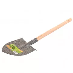 Лопата садова з подовженою дерев'яною ручкою 500*110 мм MASTER TOOL (14-6193)