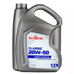 Моторное масло Temol Classic 20W-50 API SF/CC 5л