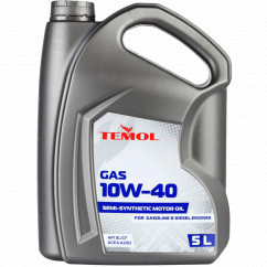 Масло Gas 10W-40 API SL/CF 5л