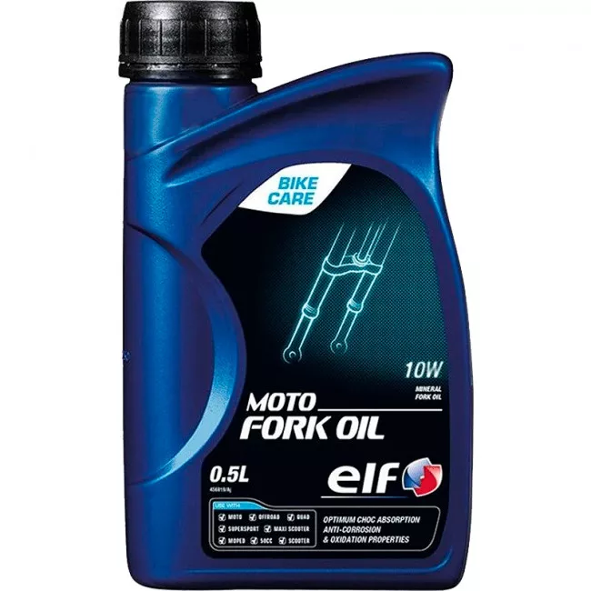 Масло гидравлическое ELF MOTO FORK OIL 10W 0,5л (194973)