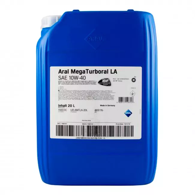 Моторное масло ARAL MegaTurboral LA 10W-40 20л (15BD3B)