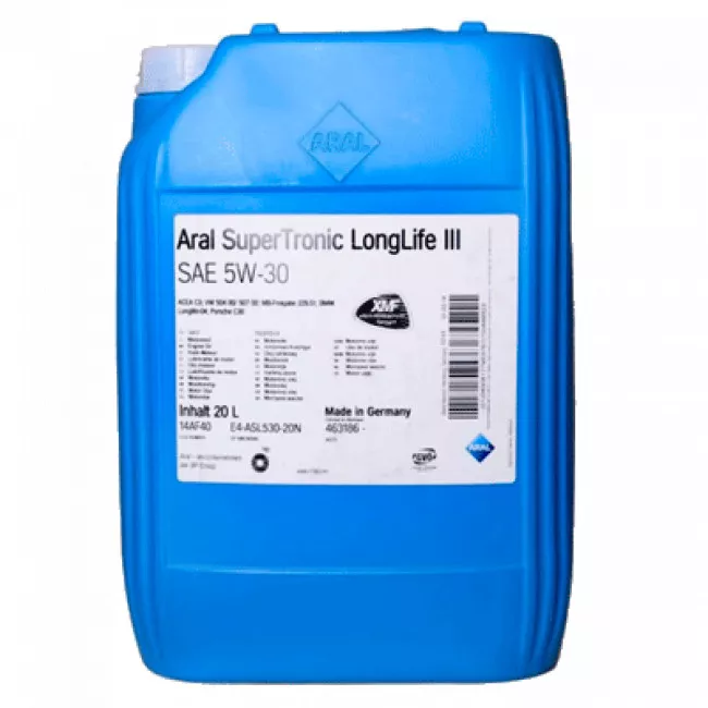 Моторное масло ARAL SuperTronic Longlife III 5W-30 20л