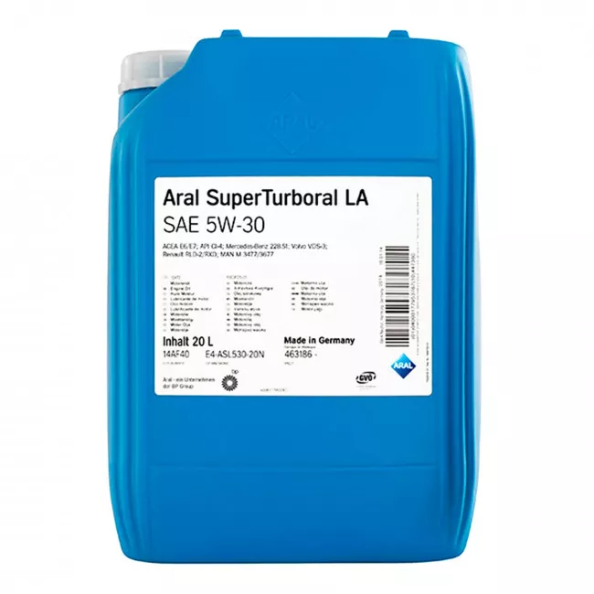 Моторное масло ARAL SuperTurboral LA SAE 5W-30 20л (15870E)