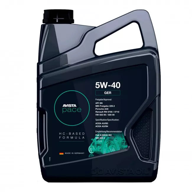 Моторна олива Avista Pace GER 5W-40 4л (153292)