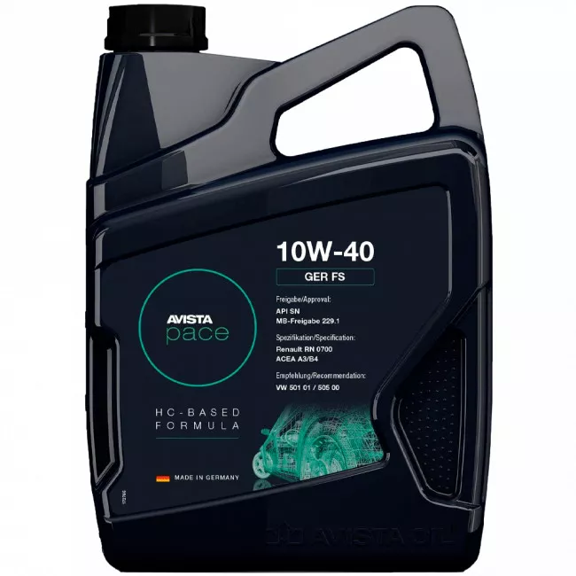Моторное масло Avista Pace GER FS 10W-40 4л (152318)