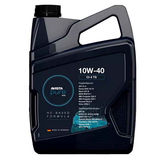 Моторное масло Avista Pure EVO CI-4 TS 10W-40 1л (153282) Моторное масло Avista Pure EVO CI-4 TS 10W-40 1л (153282)