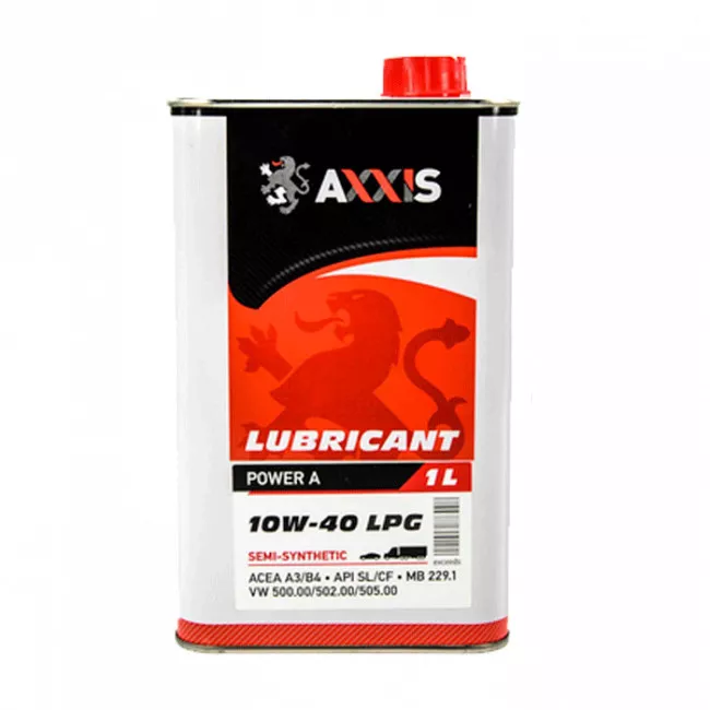 Моторна олива AXXIS 10W-40 LPG Power A 1л Моторна олива AXXIS 10W-40 LPG Power A 1л