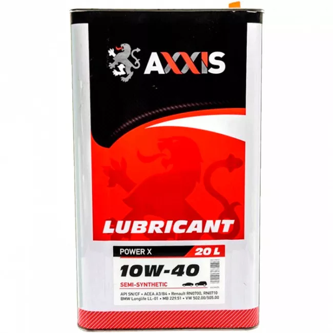 Моторна олива AXXIS 10W-40 Power Х 20л Моторна олива AXXIS 10W-40 Power Х 20л