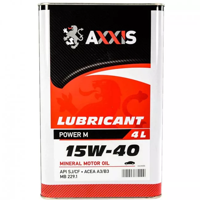 Моторна олива AXXIS 15W-40 Power M 4л