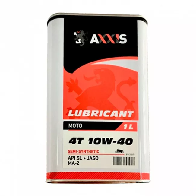 Моторное масло AXXIS MOTO 4T 10W-40 1л
