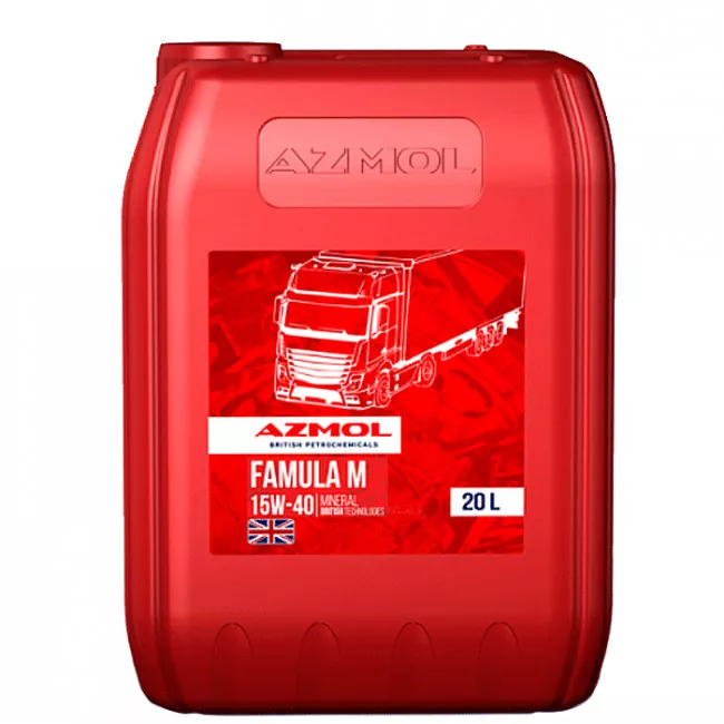 Масло моторное AZMOL FAMULA М 15W-40 (20л) (пластик) Масло моторное AZMOL FAMULA М 15W-40 (20л) (пластик)