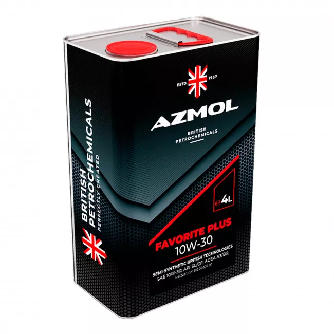 Масло моторное AZMOL FAVORITE PLUS 10W-30 4л (металл)