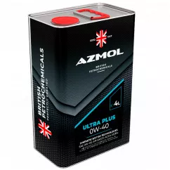 Масло моторное AZMOL Ultra Plus 0W-40 4л (металл)