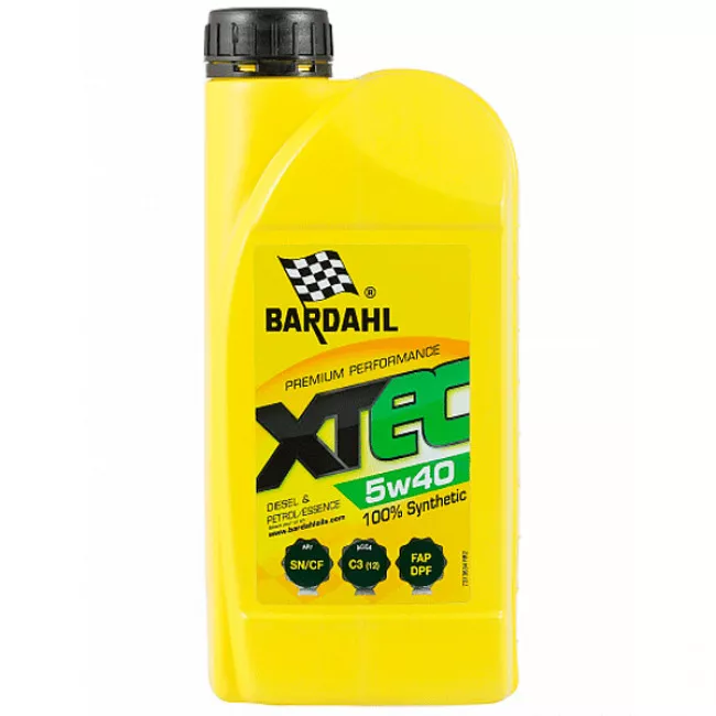 Моторна олива BARDAHL "Xtec 5W-40" 1л (36341) Моторна олива BARDAHL "Xtec 5W-40" 1л (36341)